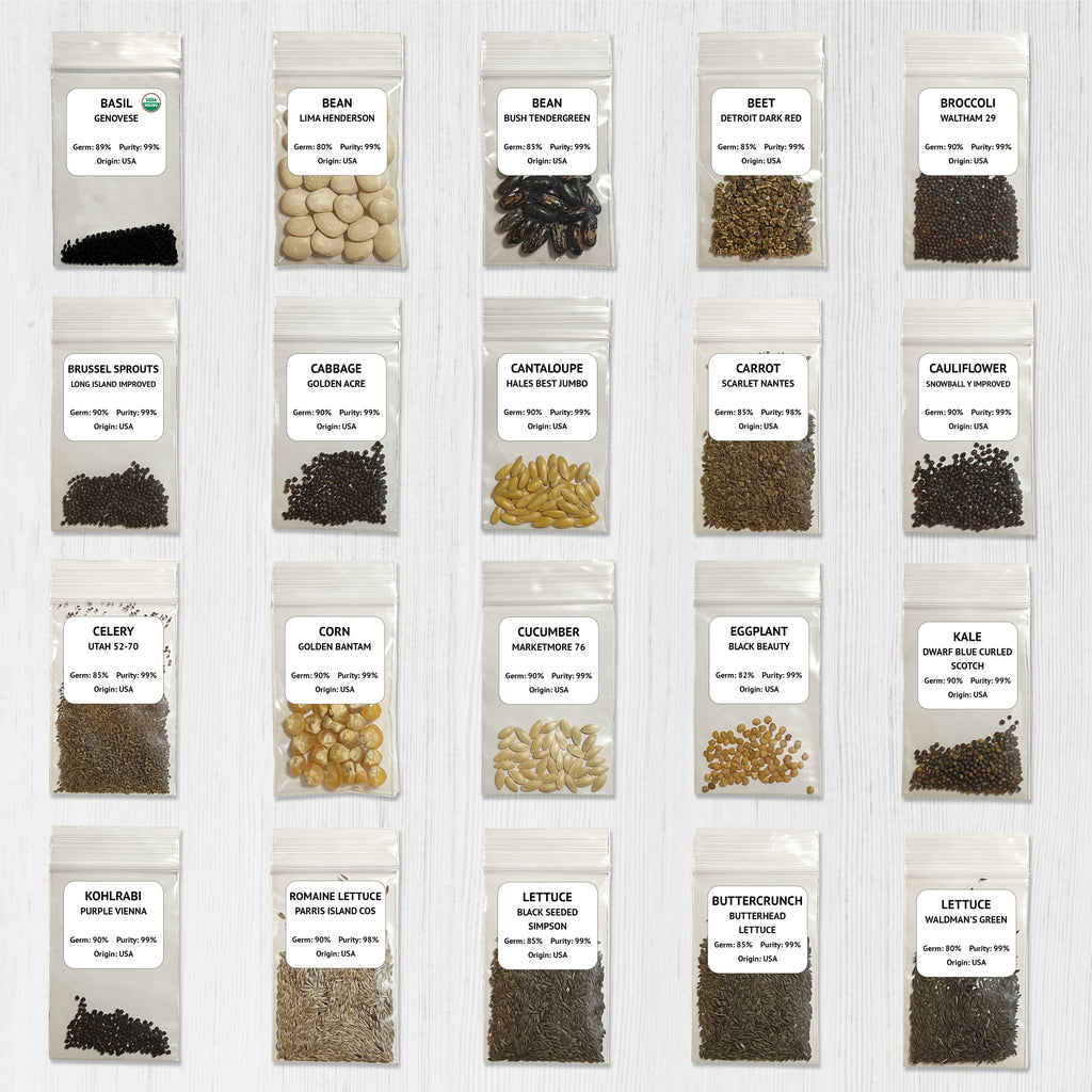 best seed for garden Heirloom Vegetable Seeds Survival Garden Kit